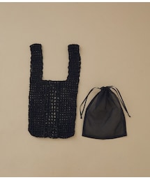 ADAM ET ROPE' | サテンメッシュバッグ(バッグ)