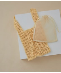 ADAM ET ROPE' | サテンメッシュバッグ(バッグ)