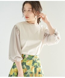 ROPE' PICNIC（ロペピクニック）の「超長綿天竺袖シアープルオーバー（トップス・レディース）」