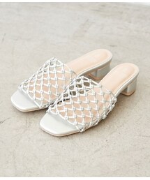 ROPE' PICNIC | ハンドメッシュラウンドヒールミュール(シューズ)