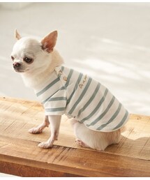 ROPE' PICNIC（ロペピクニック）の「【DOG】【リンクコーデ】ロゴ刺繍マリンボーダーカットソー（雑貨/ホビー）」