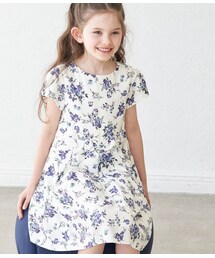 ROPE' PICNIC（ロペピクニック）の「【KIDS】【リンクコーデ】ウエストリボンタック小花柄ワンピース（ワンピース/ドレス・キッズ）」