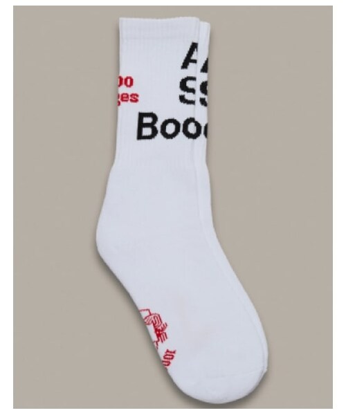 bonjour records（ボンジュールレコーズ）の「【ACTUAL SOURCE】BOOKS ソックス（レッグウェア・レディース・ブラック/ホワイト/ダークブラウン/イエロー・F）」の2枚目の写真