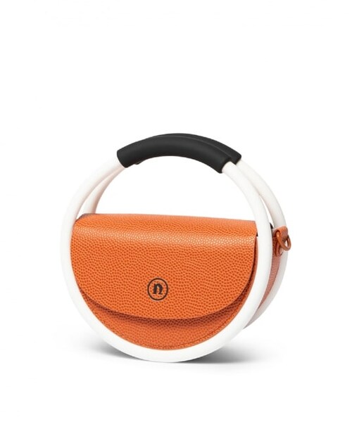 bonjour records(ボンジュールレコーズ)の「【nana-nana x NBA】HOOP BASKETBALL SMALL バッグ(バッグ・レディース・パープル/レッド/ピンク/グリーン/ホワイト/ブルー/ダークブラウン・F)」の2枚目の写真