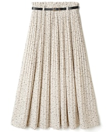 GRL | ベルト付き小花柄プリーツロングスカート(スカート)