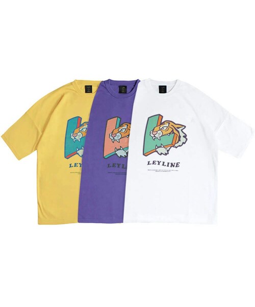 Leyline（レイライン）の「Tiger tee（Tシャツ/カットソー・レディース・White/Banana/Purple/Purplr・S/M/L/XL）」の4枚目の写真