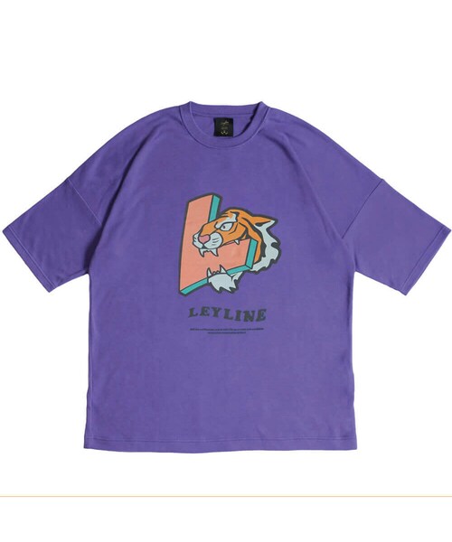 Leyline（レイライン）の「Tiger tee（Tシャツ/カットソー・レディース・White/Banana/Purple/Purplr・S/M/L/XL）」の2枚目の写真