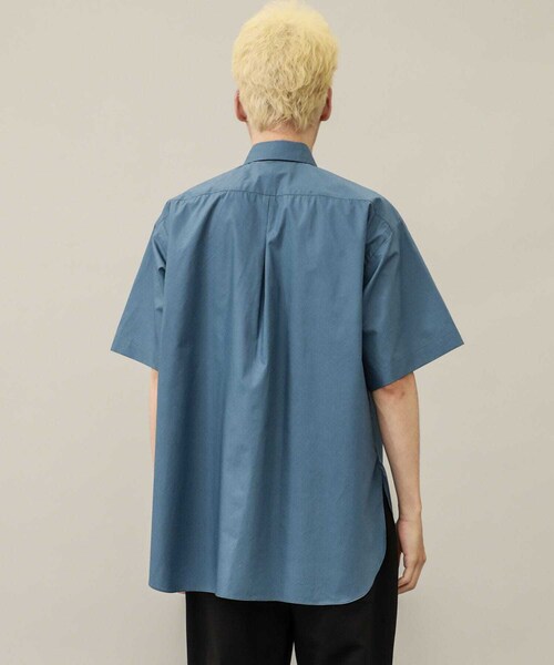 markaware(マーカウェア)の「COMFORT FIT SHIRT S/S(その他・メンズ・GREY/BEIGE/BLUE・1/2)」の5枚目の写真