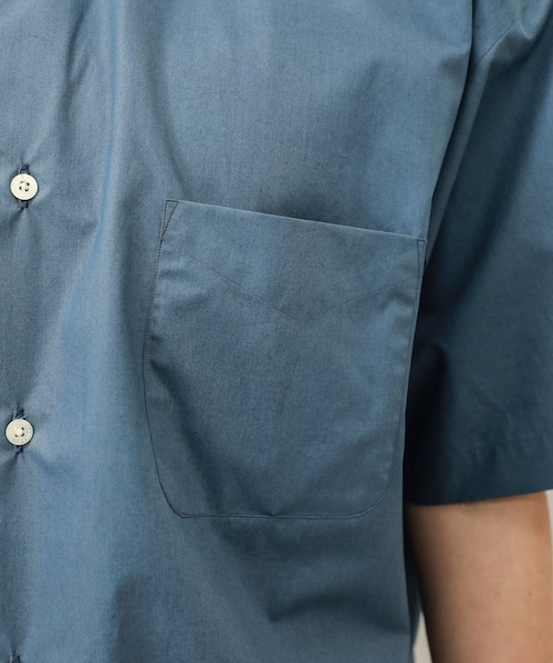 markaware(マーカウェア)の「COMFORT FIT SHIRT S/S(その他・メンズ・GREY/BEIGE/BLUE・1/2)」の7枚目の写真