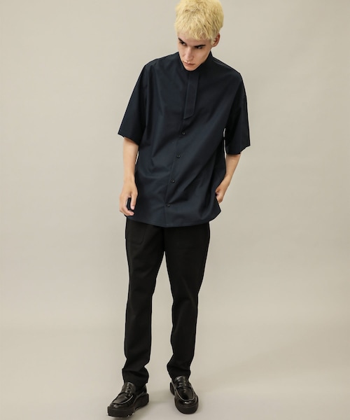 THE RERACS（ザ・リラクス）の「BAND COLLAR PLACKET SHORT SLEEVE