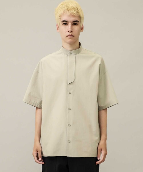 THE RERACS（ザ・リラクス）の「BAND COLLAR PLACKET SHORT SLEEVE