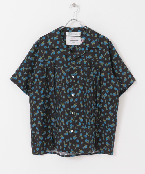dairiku ダイリク　Flower Children シャツ　岡本　又吉 DAIRIKU（ダイリク）の「DAIRIKU Wyatt-Open Collar Shirts（）」 - WEAR
