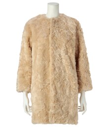 G.V.G.V. | FAUX FUR COLLARLESS COAT(ジャケット/アウター)