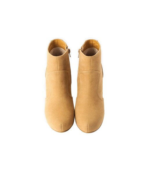 gracegift（グレースギフト）の「流線質感高跟踝靴（シューズ・レディース・咖/駝・35/36/37/38/39/40/41）」の13枚目の写真