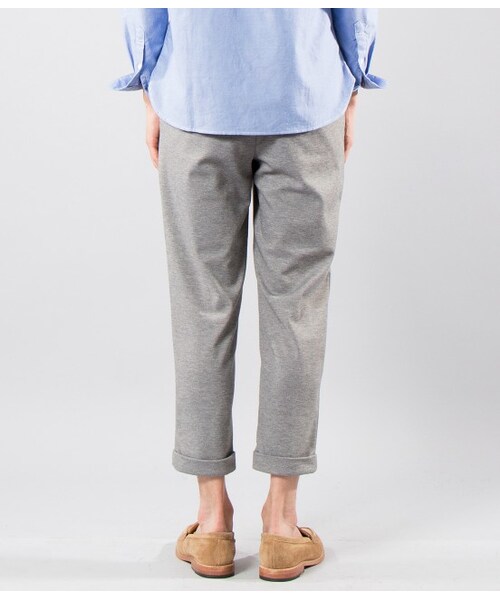 JUNRED（ジュンレッド）の「カット9分丈パンツ（パンツ・メンズ・グレー/ネイビー・1/2/0）」の5枚目の写真