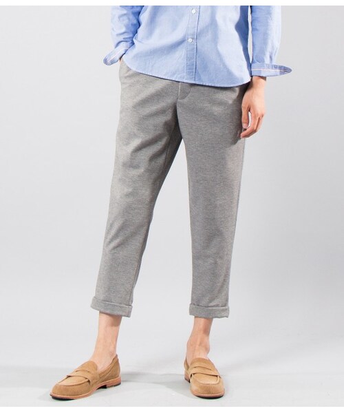 JUNRED（ジュンレッド）の「カット9分丈パンツ（パンツ・メンズ・グレー/ネイビー・1/2/0）」の3枚目の写真