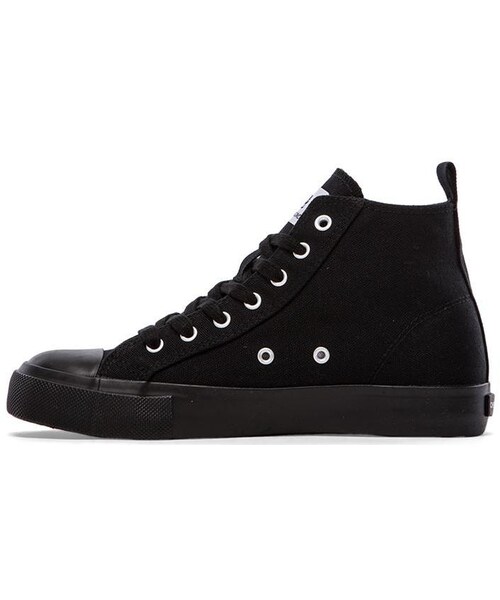 CHEAP MONDAY（チープマンデイ）の「Cheap Monday Base High Top Sneaker（スニーカー・レディース・Black・39/37）」の3枚目の写真