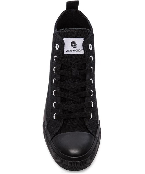 CHEAP MONDAY（チープマンデイ）の「Cheap Monday Base High Top Sneaker（スニーカー・レディース・Black・39/37）」の5枚目の写真
