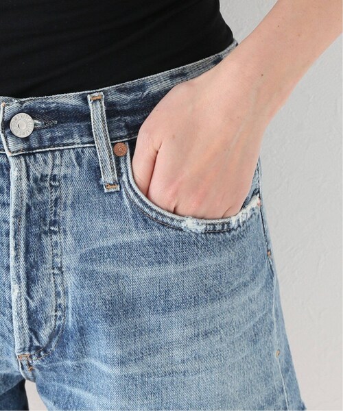 MUSE de Deuxieme classe（ミューズデドゥーズィエムクラス）の「ショートパンツ（パンツ・ブルー A/(045)/25/在庫なし/26/取り寄せ/27）」の11枚目の写真