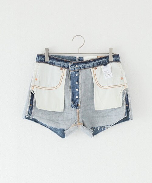 MUSE de Deuxieme classe（ミューズデドゥーズィエムクラス）の「ショートパンツ（パンツ・ブルー A/(045)/25/在庫なし/26/取り寄せ/27）」の20枚目の写真