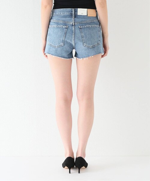 MUSE de Deuxieme classe（ミューズデドゥーズィエムクラス）の「ショートパンツ（パンツ・ブルー A/(045)/25/在庫なし/26/取り寄せ/27）」の7枚目の写真