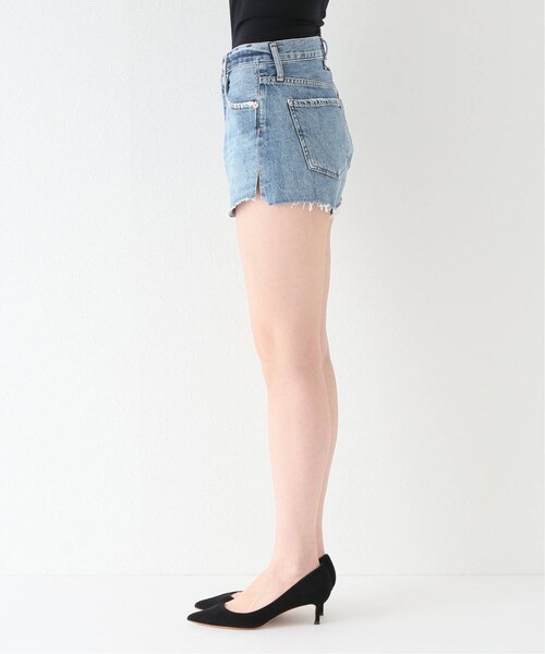 MUSE de Deuxieme classe（ミューズデドゥーズィエムクラス）の「ショートパンツ（パンツ・ブルー A/(045)/25/在庫なし/26/取り寄せ/27）」の6枚目の写真