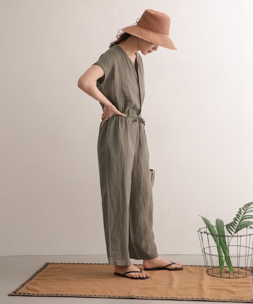 新品 DOORS リネンコンビネゾン 36 新品タグ付き アーバンリサーチ