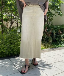 DouDou（ドゥドゥ）の「リメイクデニムスカート（スカート）」