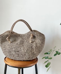 RIVE DROITE | 《予約》【VIOLAd'ORO(ヴィオラドーロ)】ラフィアトートバッグ(かごバッグ)