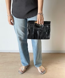 RIVE DROITE | 【story.(ストーリー)】フリンジバッグ(トートバッグ)