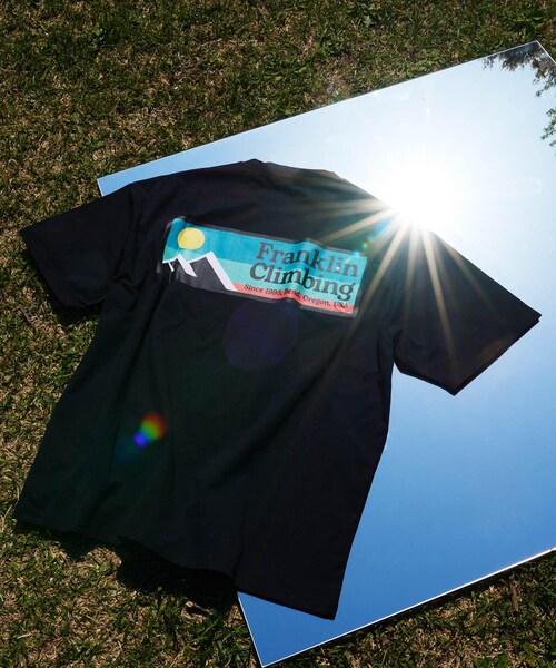 CIAOPANIC TYPY（チャオパニックティピー）の「【Franklin Climbing】ロゴTEE（Tシャツ/カットソー・レディース・ホワイト/ベージュ/オレンジ/スカイブルー/ブラック・S/M/L/XL/XS）」の2枚目の写真