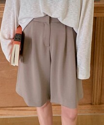 [crushj] ツータックハーフパンツ・p230907