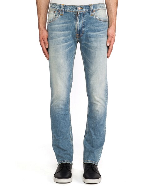 Nudie Jeans(ヌーディージーンズ)の「Nudie Jeans Thin Finn(デニムパンツ・メンズ・Org. Jade Denim・36x32/34x34)」の1枚目の写真