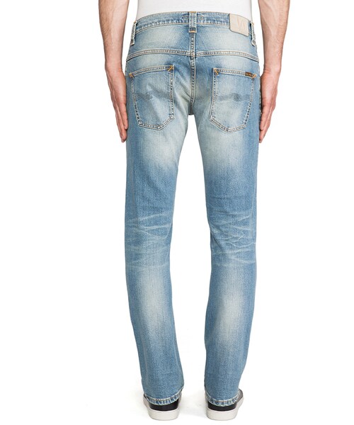 Nudie Jeans(ヌーディージーンズ)の「Nudie Jeans Thin Finn(デニムパンツ・メンズ・Org. Jade Denim・36x32/34x34)」の2枚目の写真