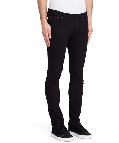 Nudie Jeans(ヌーディージーンズ)の「Nudie Jeans Tight Long John(デニムパンツ・メンズ・Org. Black・29x32/30x32/31x32/32x32/33x32/34x32)」の3枚目の写真