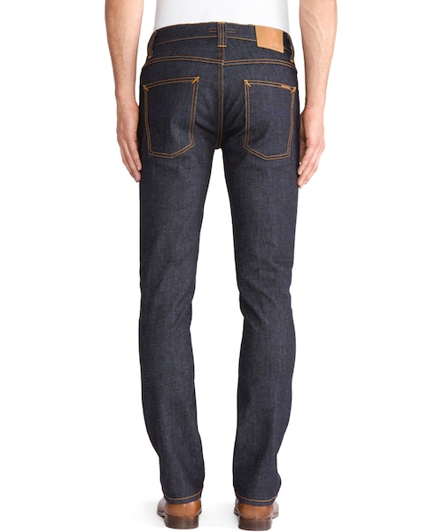 Nudie Jeans（ヌーディージーンズ）の「Nudie Jeans Grim Tim（デニムパンツ・メンズ・Org. Dry Twill Navy・34x32/36x34/36x32/33x34/34x34/30x32/31x32/33x32/29x32/32x32/32x34）」の2枚目の写真