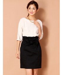 Rouge vif la cle | ドッキングワンピース【美人百花2014年10月号P.67掲載】(ワンピース/ドレス)