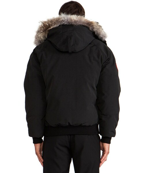 CANADA GOOSE（カナダグース）の「Canada Goose Chilliwack Bomber with Coyote Fur Trim（トップス・メンズ・Black・L/M/XL）」の2枚目の写真