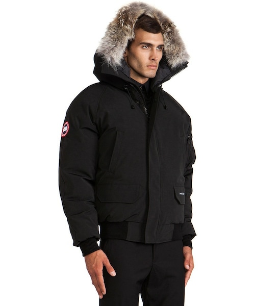 CANADA GOOSE（カナダグース）の「Canada Goose Chilliwack Bomber with Coyote Fur Trim（トップス・メンズ・Black・L/M/XL）」の3枚目の写真