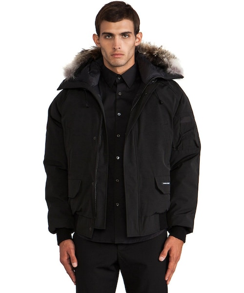 CANADA GOOSE（カナダグース）の「Canada Goose Chilliwack Bomber with Coyote Fur Trim（トップス・メンズ・Black・L/M/XL）」の5枚目の写真