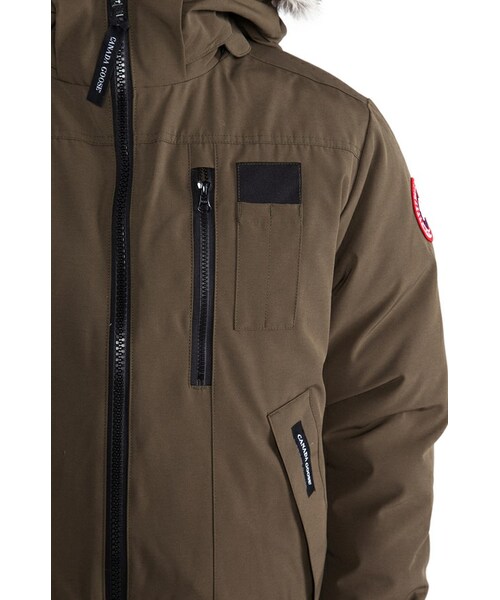 CANADA GOOSE(カナダグース)の「Canada Goose Borden Bomber with Coyote Fur Collar(トップス・メンズ・Military Green・XL)」の5枚目の写真