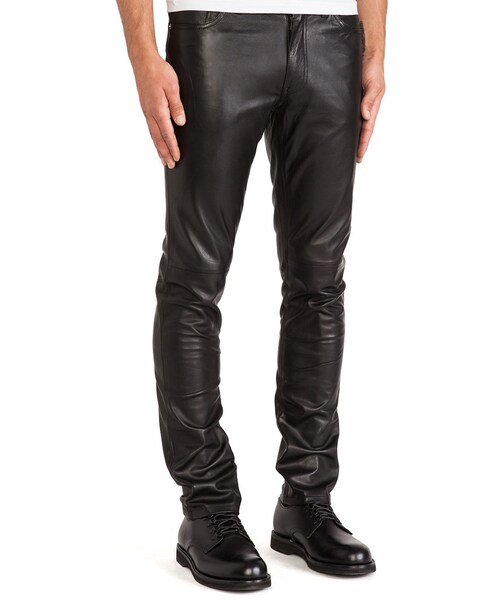 BLK DNM（ブラックデニム）の「BLK DNM Leather Pant 25（その他パンツ・メンズ・Black・30）」の3枚目の写真
