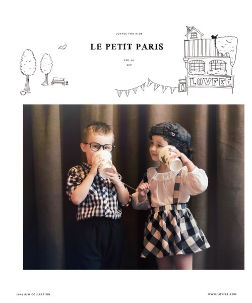 LOVFEE（ラッフィ）の「La petite 甜美荷葉領長袖娃娃上衣（トップス・キッズ・白・1-2/3-4/5-6）」の5枚目の写真