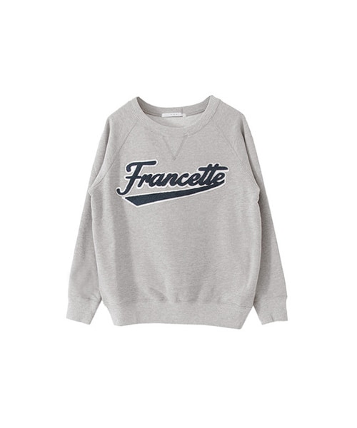 KBF(ケイビーエフ)の「Francetteスウェット(トップス・レディース・GRAY/NAVY/OFFWHITE・one)」の2枚目の写真