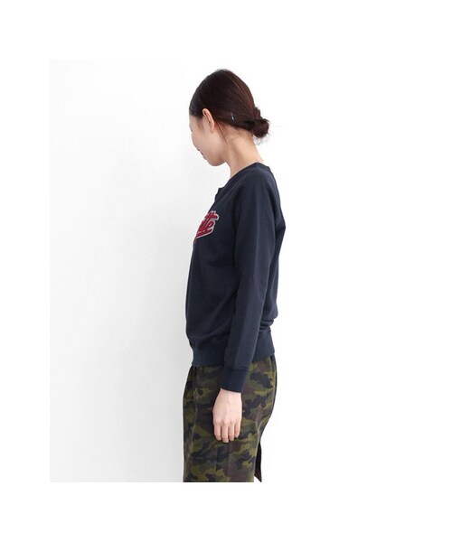 KBF(ケイビーエフ)の「Francetteスウェット(トップス・レディース・GRAY/NAVY/OFFWHITE・one)」の7枚目の写真