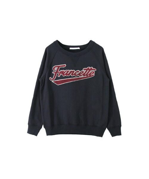 KBF(ケイビーエフ)の「Francetteスウェット(トップス・レディース・GRAY/NAVY/OFFWHITE・one)」の3枚目の写真