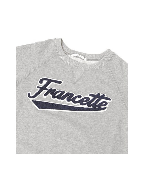 KBF(ケイビーエフ)の「Francetteスウェット(トップス・レディース・GRAY/NAVY/OFFWHITE・one)」の9枚目の写真