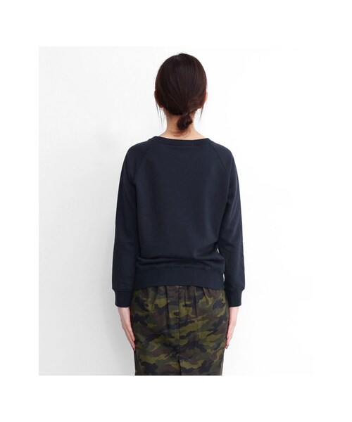 KBF(ケイビーエフ)の「Francetteスウェット(トップス・レディース・GRAY/NAVY/OFFWHITE・one)」の8枚目の写真