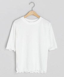 DHOLIC | ラウンドウェーブTシャツ(Tシャツ/カットソー)