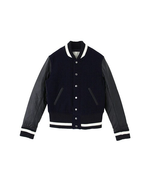 URBAN RESEARCH Sonny Label（アーバンリサーチサニーレーベル）の「スタジャン（ジャケット/アウター・レディース・グレー/ネイビー・FREE）」の2枚目の写真